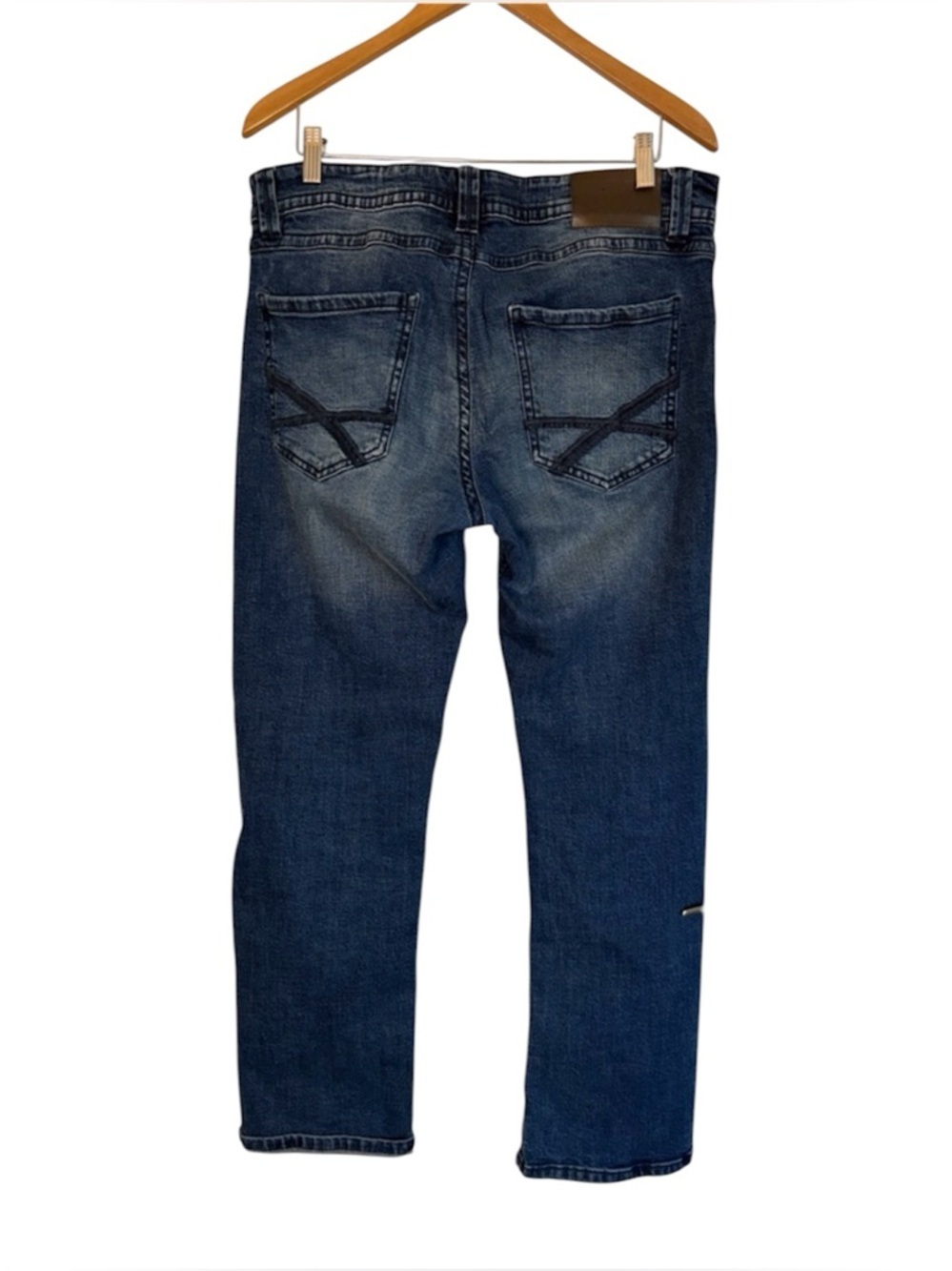 TK Axel Slim Boot Cut Jeans Stretch Denim 5 Pocket Size 34 x 32